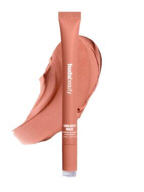 HUDA BEAUTY Liquid Matte Mousse Soft Blur Lip Cream | Honey Nude | NEW MAKEUP